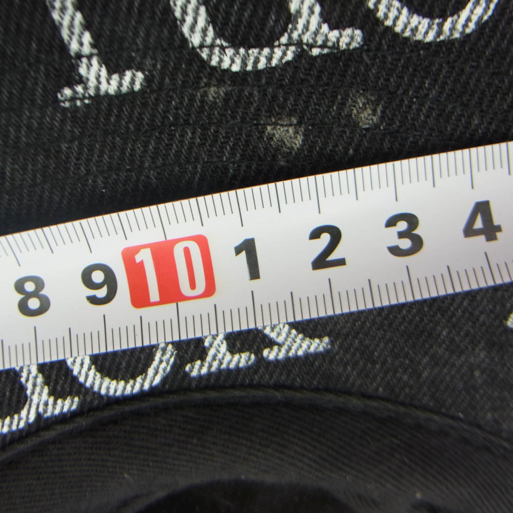 Supreme シュプリーム 13SS Fuck Denim Camp Cap デニム キャンプ キャップ ブラック系【中古】