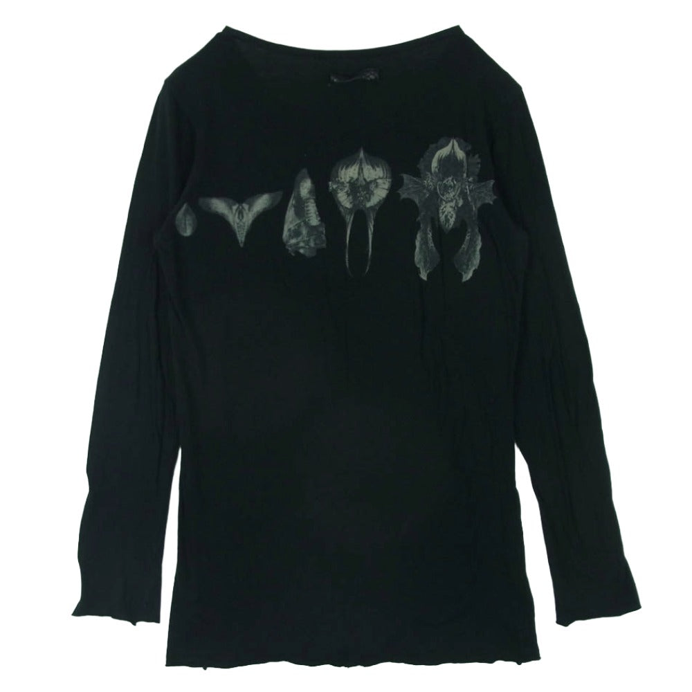 イフシックスワズナイン MANIAC CORP BEDROCK-5 長袖 Tシャツ ロングスリーブ カットソー ブラック系 1【中古】