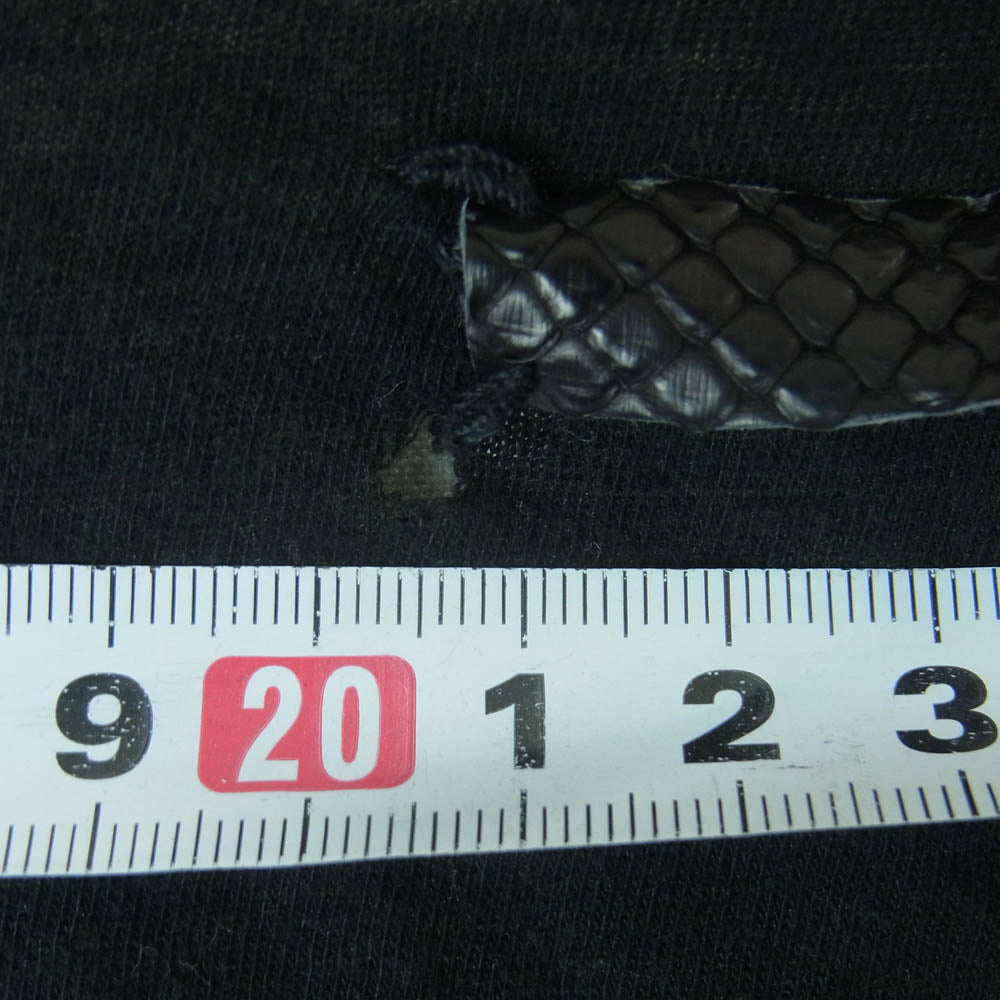 イフシックスワズナイン MANIAC CORP BEDROCK-5 長袖 Tシャツ ロングスリーブ カットソー ブラック系 1【中古】