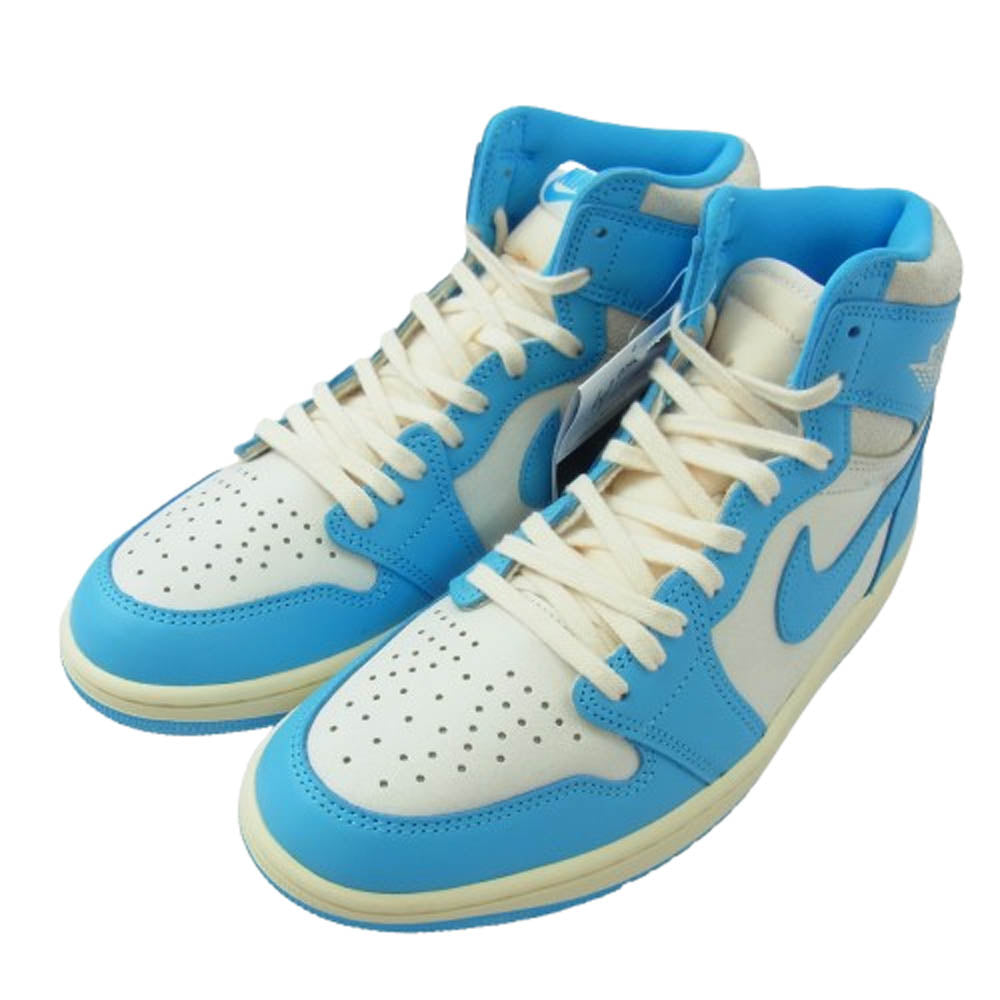 NIKE ナイキ DZ5485-402 Air Jordan 1 Retro High OG UNC Reimagined エアジョーダン1 レトロ ハイ OG "UNC リイマジンド スニーカー ライトブルー系 27.5cm【新古品】【未使用】【中古】