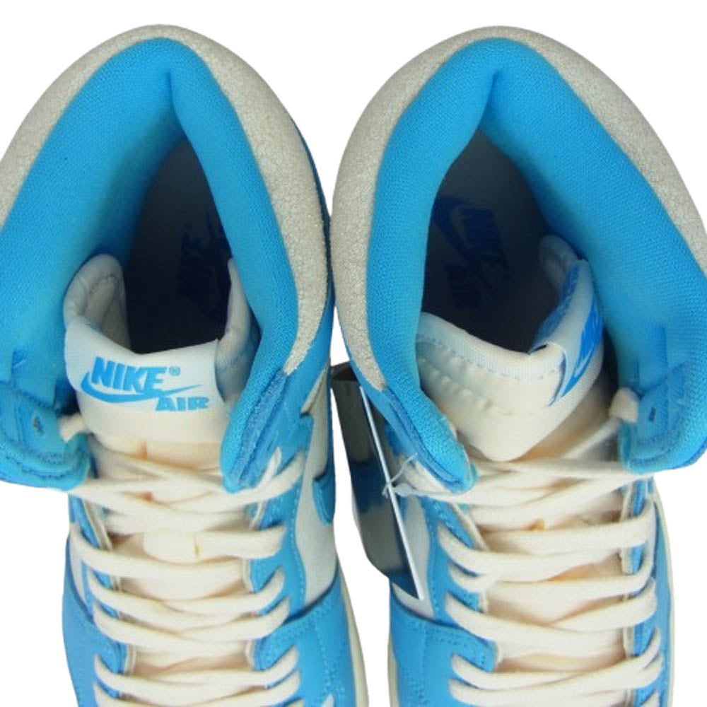 NIKE ナイキ DZ5485-402 Air Jordan 1 Retro High OG UNC Reimagined エアジョーダン1 レトロ ハイ OG "UNC リイマジンド スニーカー ライトブルー系 27.5cm【新古品】【未使用】【中古】