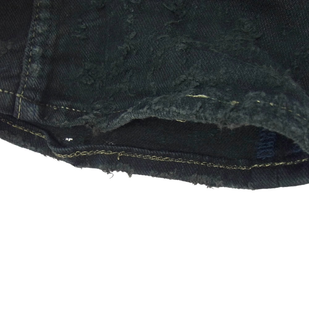 ルグランブルー S-WOLF ブーツカット ダメージ加工 パンツ ブラック系 不明【中古】