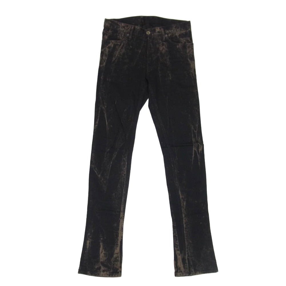 ルグランブルー JACKAL ブリーチ 加工 スキニー パンツ ブラック系 28【中古】