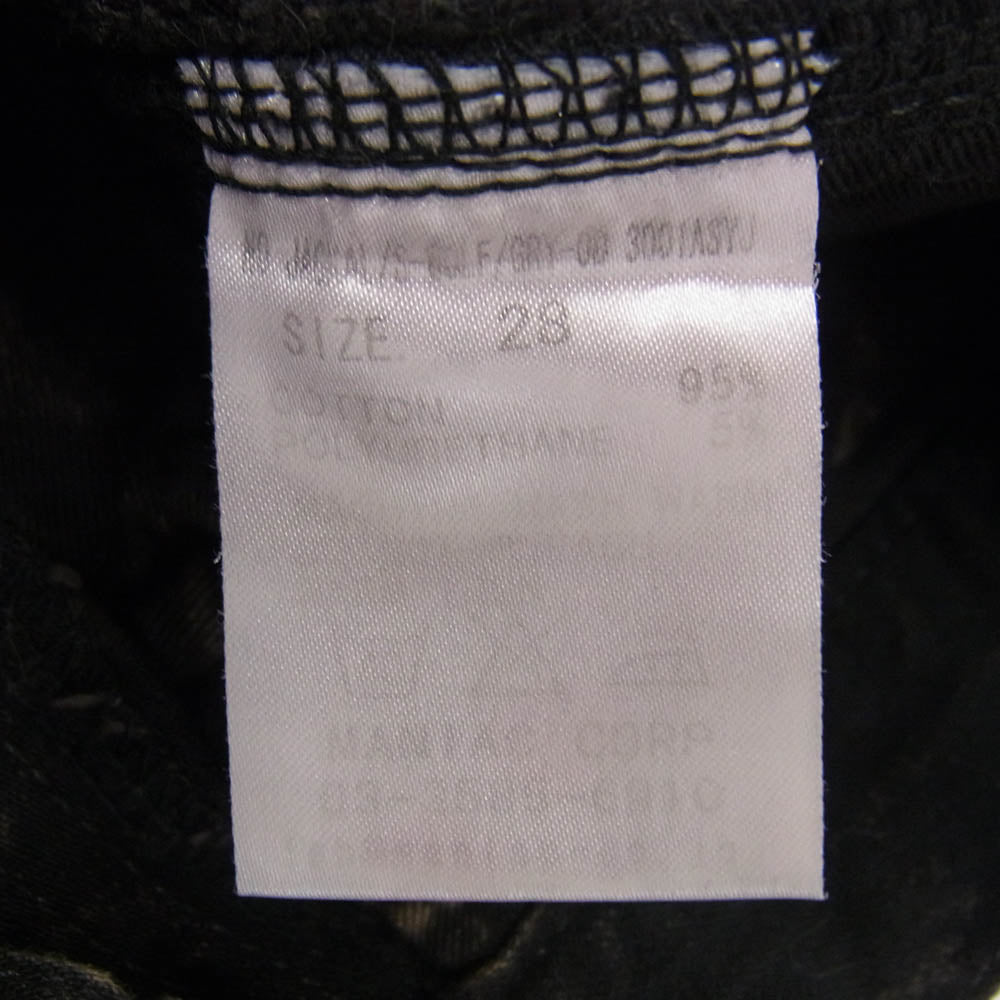 ルグランブルー JACKAL ブリーチ 加工 スキニー パンツ ブラック系 28【中古】