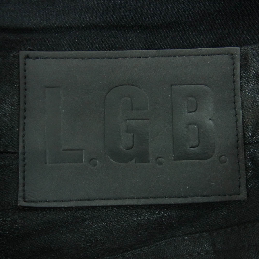 ルグランブルー S-WOLF-B2D ペイント コーティング スキニー デニム パンツ 日本製 ブラック系 28【中古】