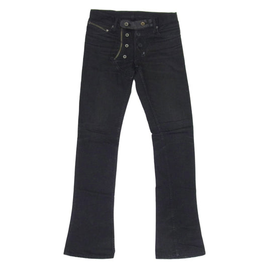 ルグランブルー lgb wolf flare denim pants フレア パンツ デニム ブラック系 28【中古】