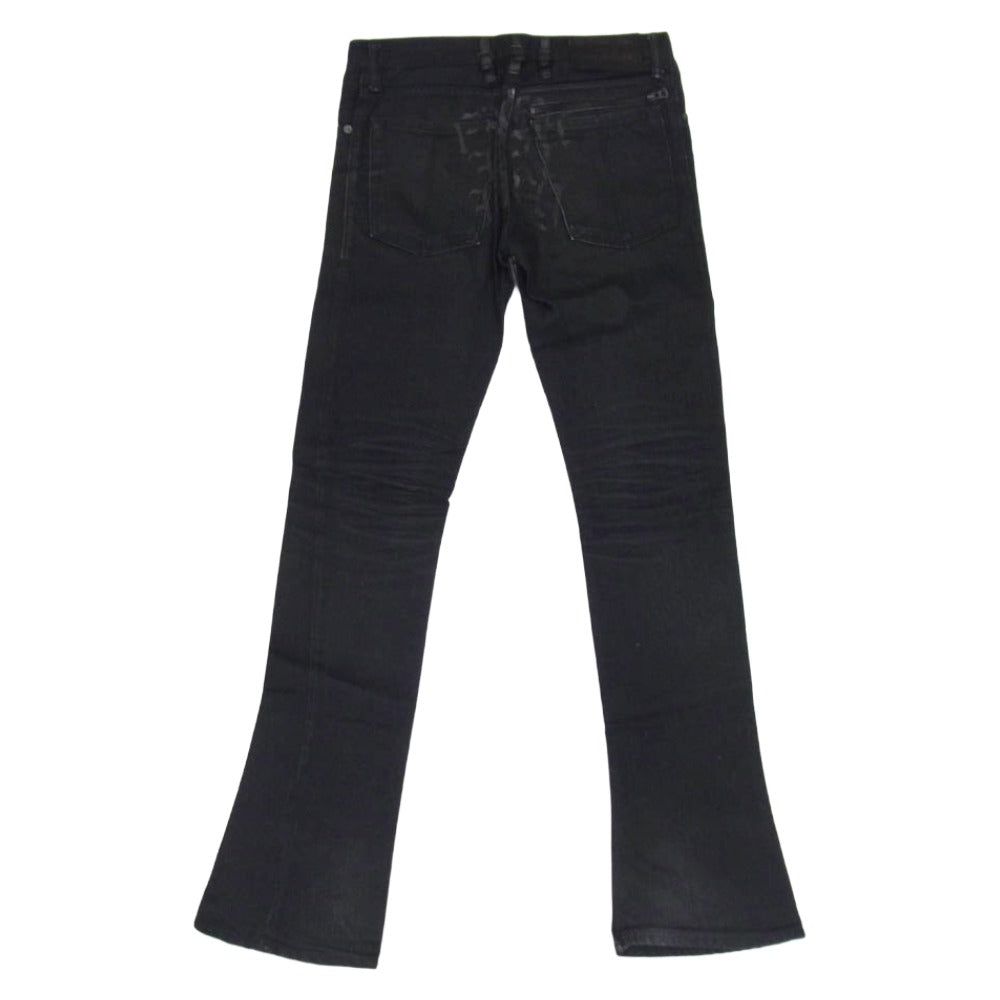 ルグランブルー lgb wolf flare denim pants フレア パンツ デニム ブラック系 28【中古】