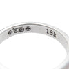 CHROME HEARTS クロムハーツ（原本無） 18KWG WEDDING BAND ウエディング バンド リング シルバー系 12.5号【中古】