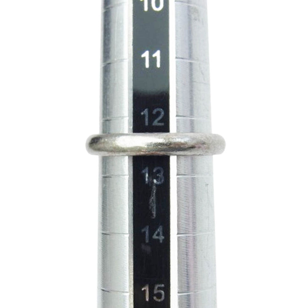 CHROME HEARTS クロムハーツ（原本無） 18KWG WEDDING BAND ウエディング バンド リング シルバー系 12.5号【中古】