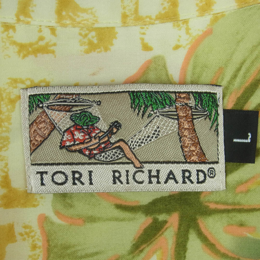 トリ リチャード USA製 アロハシャツ シャツ イエロー系 L【中古】