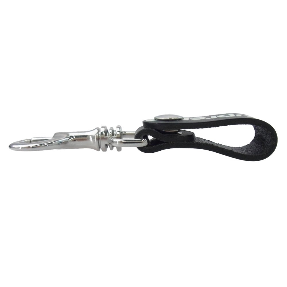 Supreme シュプリーム 21SS MADE IN ITALY Leather Key Loop レザー キーループ ベルトループ キーホルダー ブラック系【中古】