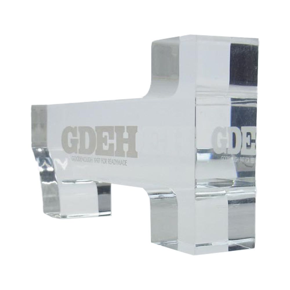 GOODENOUGH グッドイナフ archive 1997 FOR REDY MADE 限定 アーカイブ GDEH 1ロゴ アクリル オブジェ クリア系【美品】【中古】