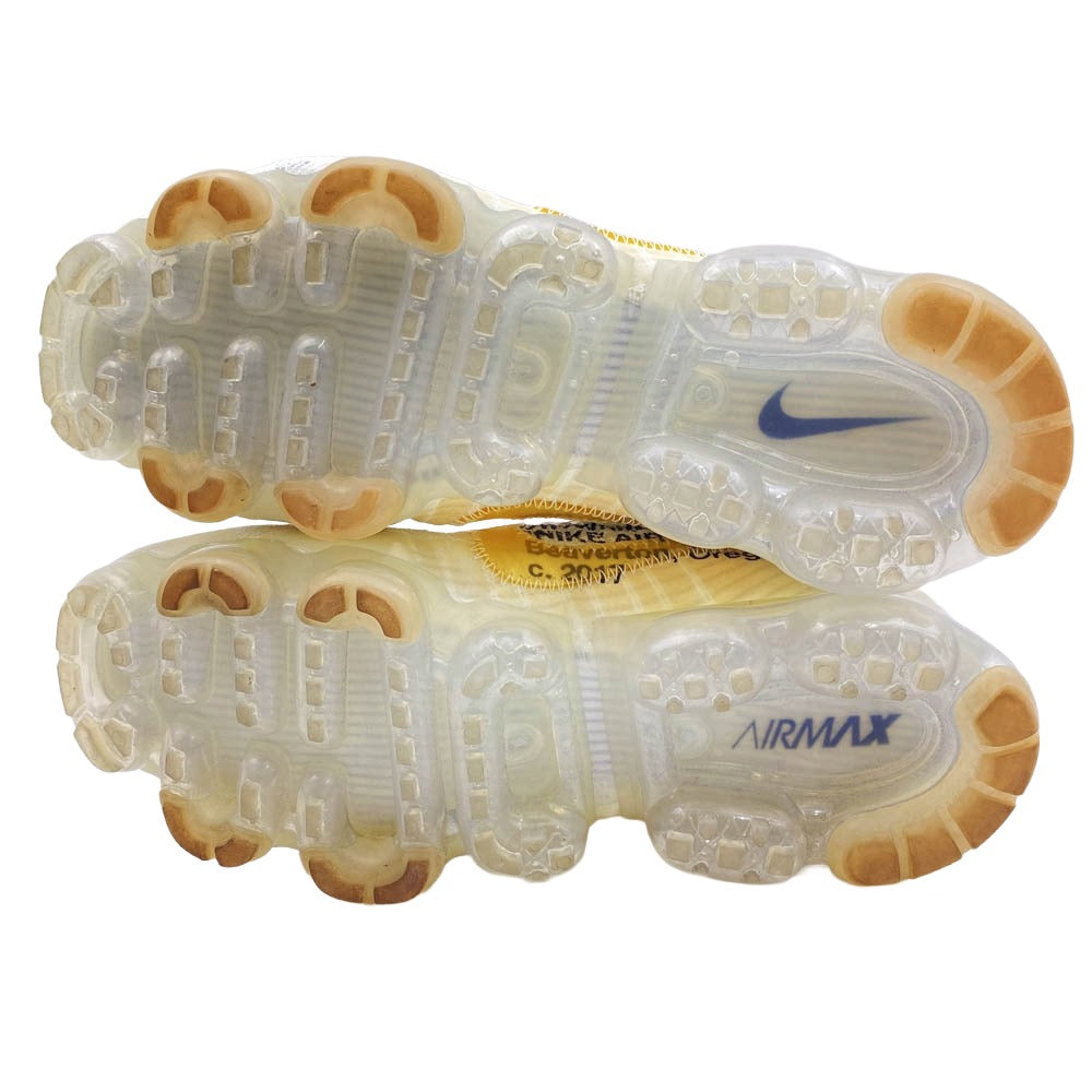 NIKE ナイキ AA3831-100 × Off-white Air Vapormax White【フェイクバスターズ鑑定済】 オフホワイト エアヴェイパーマックス ホワイト ローカット スニーカー オフホワイト系 ベージュ系 27cm【中古】