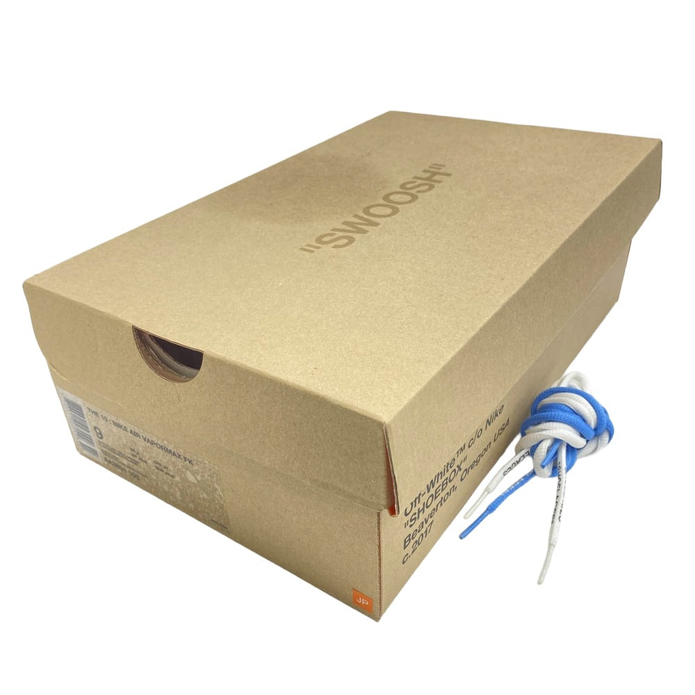 NIKE ナイキ AA3831-100 × Off-white Air Vapormax White【フェイクバスターズ鑑定済】 オフホワイト エアヴェイパーマックス ホワイト ローカット スニーカー オフホワイト系 ベージュ系 27cm【中古】