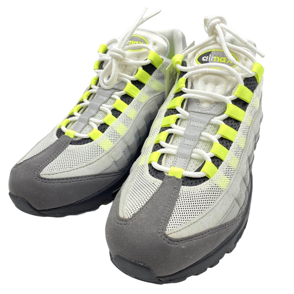 NIKE ナイキ 554970-071 Air Max 95 OG Yellow Gradation【フェイクバスターズ鑑定済】 エアマックス95 OG イエローグラデ ローカット スニーカー グレー系 27.5cm【中古】