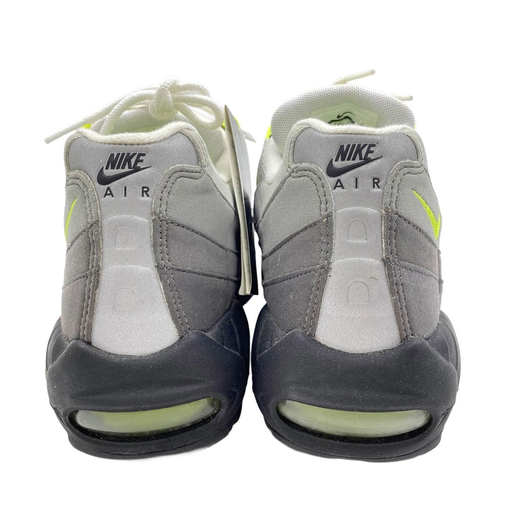 NIKE ナイキ 554970-071 Air Max 95 OG Yellow Gradation【フェイクバスターズ鑑定済】 エアマックス95 OG イエローグラデ ローカット スニーカー グレー系 27.5cm【中古】