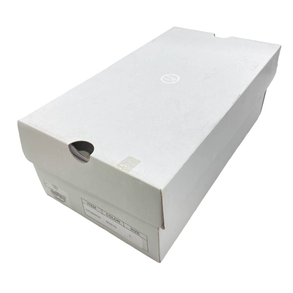 UNDERCOVER アンダーカバー UC2B9F05 TOE LOGO CANVAS SNEAKERS トゥ ロゴ キャンバス ローカット スニーカー ホワイト系 L【新古品】【未使用】【中古】