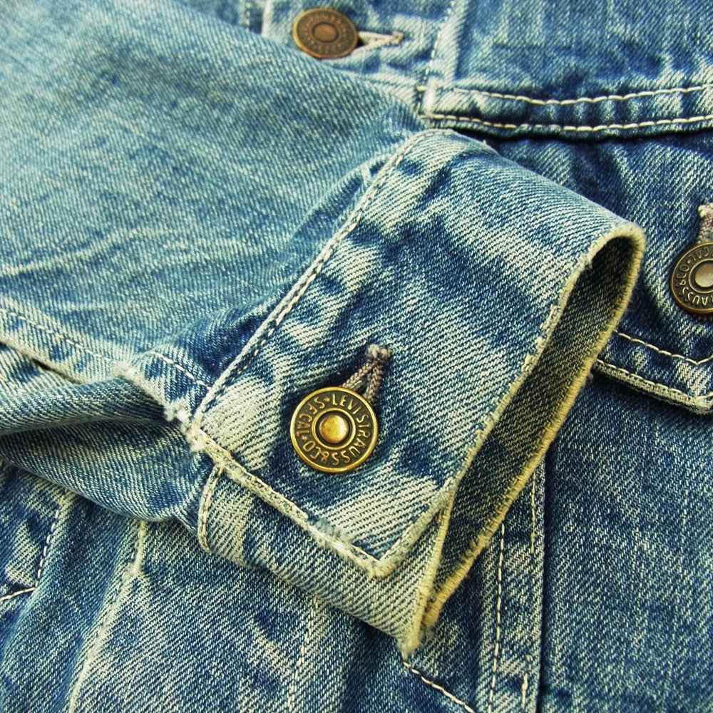 Levi's リーバイス 60s 70s 70505 4th 両面不均等V ボタン裏刻印347 デニムジャケット インディゴブルー系 不明【中古】