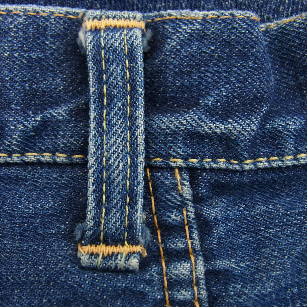 Levi's リーバイス ヴィンテージ オリジナル 60s 501XX ボタン裏刻印ツメ 紙パッチギャラ無し 足長R センターオフセット デニム パンツ インディゴブルー系 W28inch程度【中古】