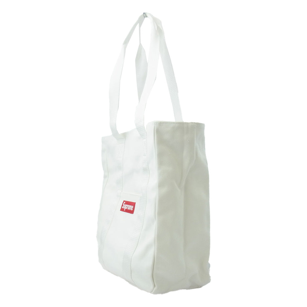 Supreme シュプリーム 20AW Canvas Tote キャンバス トート バッグ ホワイト系 Free【極上美品】【中古】