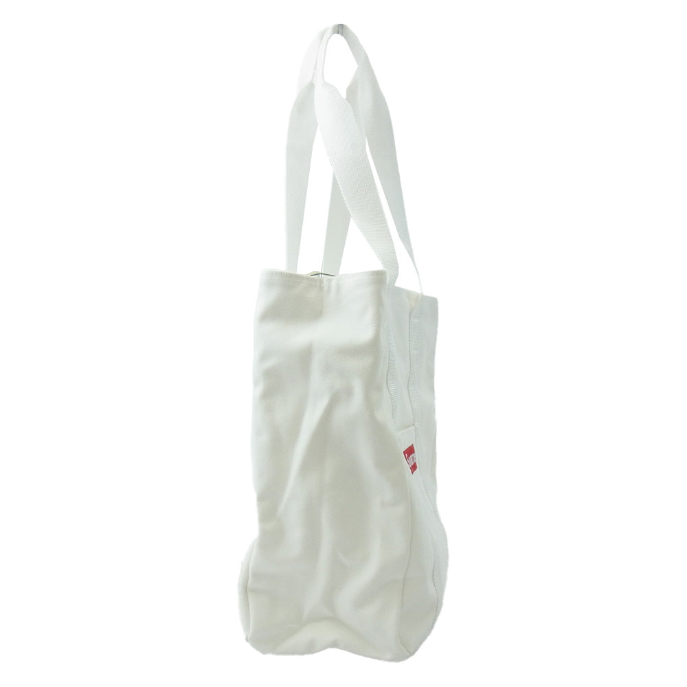 Supreme シュプリーム 20AW Canvas Tote キャンバス トート バッグ ホワイト系 Free【極上美品】【中古】