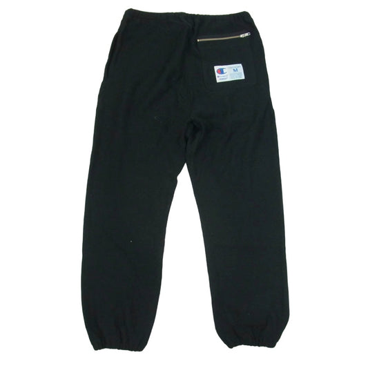 UNDERCOVER アンダーカバー UC1E4511 REVERSE WEAVE リバースウェーブ ビーズ刺繍 コットン 裏毛 スウェット パンツ ブラック系 M【新古品】【未使用】【中古】