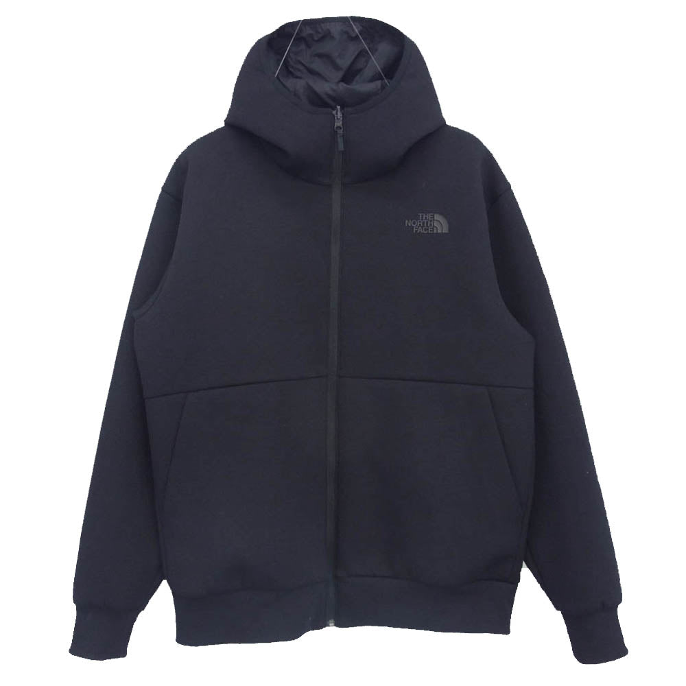 THE NORTH FACE ノースフェイス NT62186 REVERSIBLE TECH AIR HOODIE リバーシブルテックエアーフーディ ジップパーカー ブラック系 L【中古】