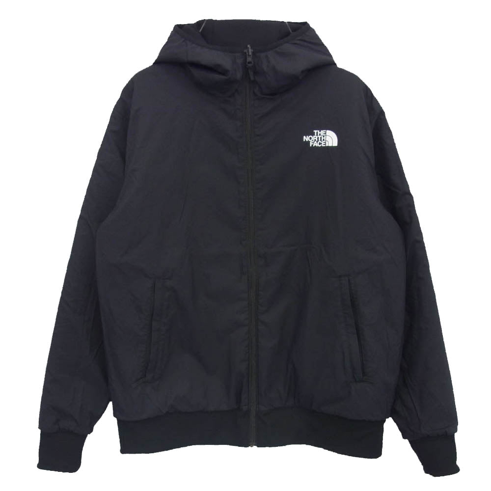 THE NORTH FACE ノースフェイス NT62186 REVERSIBLE TECH AIR HOODIE リバーシブルテックエアーフーディ ジップパーカー ブラック系 L【中古】