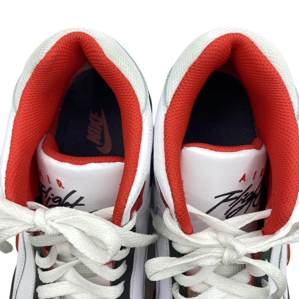 NIKE ナイキ BQ4212-100 Flight Legacy フライト レガシー スニーカー ホワイト系 レッド系 27.5cm【中古】