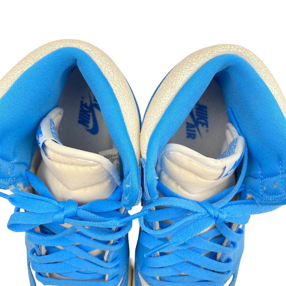 NIKE ナイキ DZ5485-402 Air Jordan 1 Retro High OG UNC Reimagined アジョーダン1 レトロ ハイ OG UNC リイマジンド スニーカー ライトブルー系 26.5cm【中古】