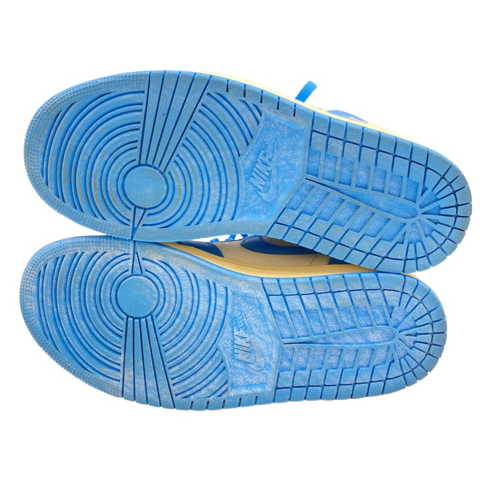 NIKE ナイキ DZ5485-402 Air Jordan 1 Retro High OG UNC Reimagined アジョーダン1 レトロ ハイ OG UNC リイマジンド スニーカー ライトブルー系 26.5cm【中古】