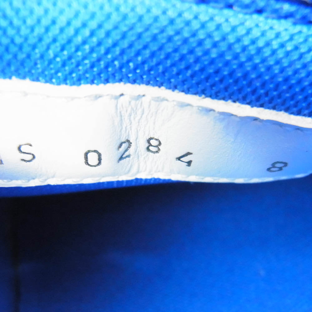 LOUIS VUITTON ルイ・ヴィトン 1ADGOY リヴォリ モノグラム エンボス スニーカー ホワイト系 ブルー系 8【極上美品】【中古】