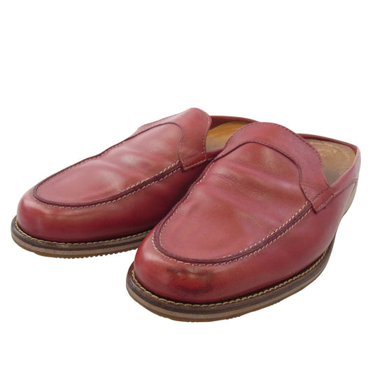 John Lobb ジョンロブ BAR BADOS バルバドス レザーサンダル シューズ レッド系 7.5 E【中古】