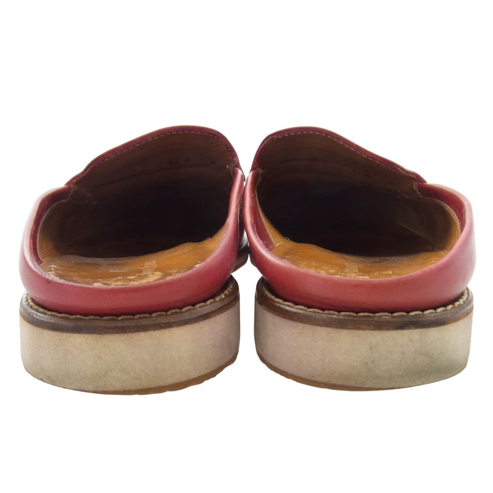 John Lobb ジョンロブ BAR BADOS バルバドス レザーサンダル シューズ レッド系 7.5 E【中古】