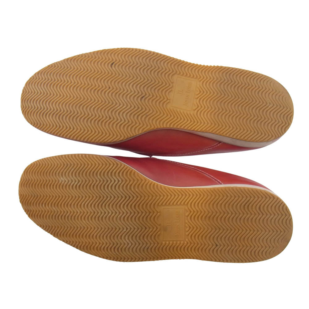 John Lobb ジョンロブ BAR BADOS バルバドス レザーサンダル シューズ レッド系 7.5 E【中古】