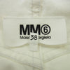 MAISON MARGIELA メゾンマルジェラ S52LA0127 MM6 フレアー クロップド ジーンズ デニム パンツ ホワイト系 38【極上美品】【中古】
