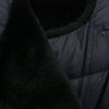 MONCLER モンクレール 21AW G209K1A00006 M1195 ジーニアス HYKE ハイク LEMA レマ リバーシブル ファー ナイロン ダウン ジャケット ネイビー系【極上美品】【中古】