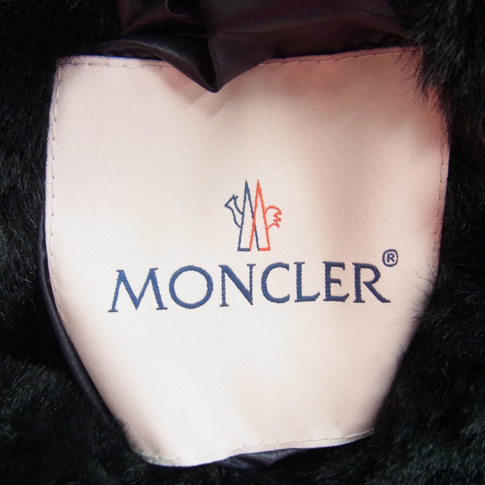 MONCLER モンクレール 21AW G209K1A00006 M1195 ジーニアス HYKE ハイク LEMA レマ リバーシブル ファー ナイロン ダウン ジャケット ネイビー系【極上美品】【中古】