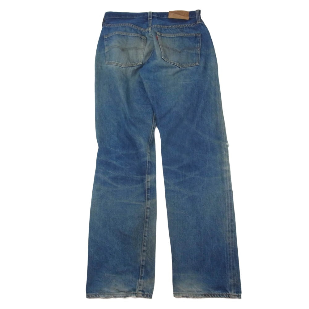 Levi's リーバイス Vintage ヴィンテージ USA製 BIGE ボタン裏 555 501 110year デニム パンツ インディゴブルー系 W32L36【中古】