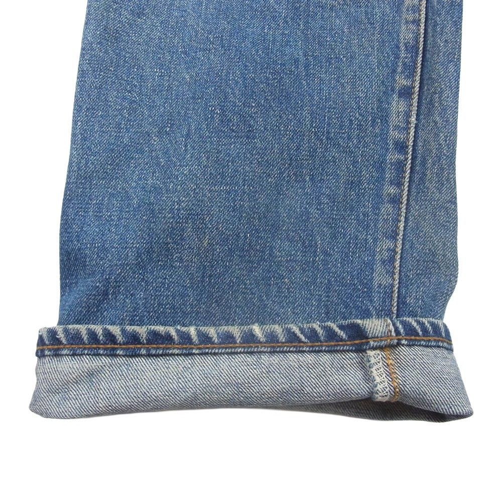 Levi's リーバイス Vintage ヴィンテージ USA製 BIGE ボタン裏 555 501 110year デニム パンツ インディゴブルー系 W32L36【中古】