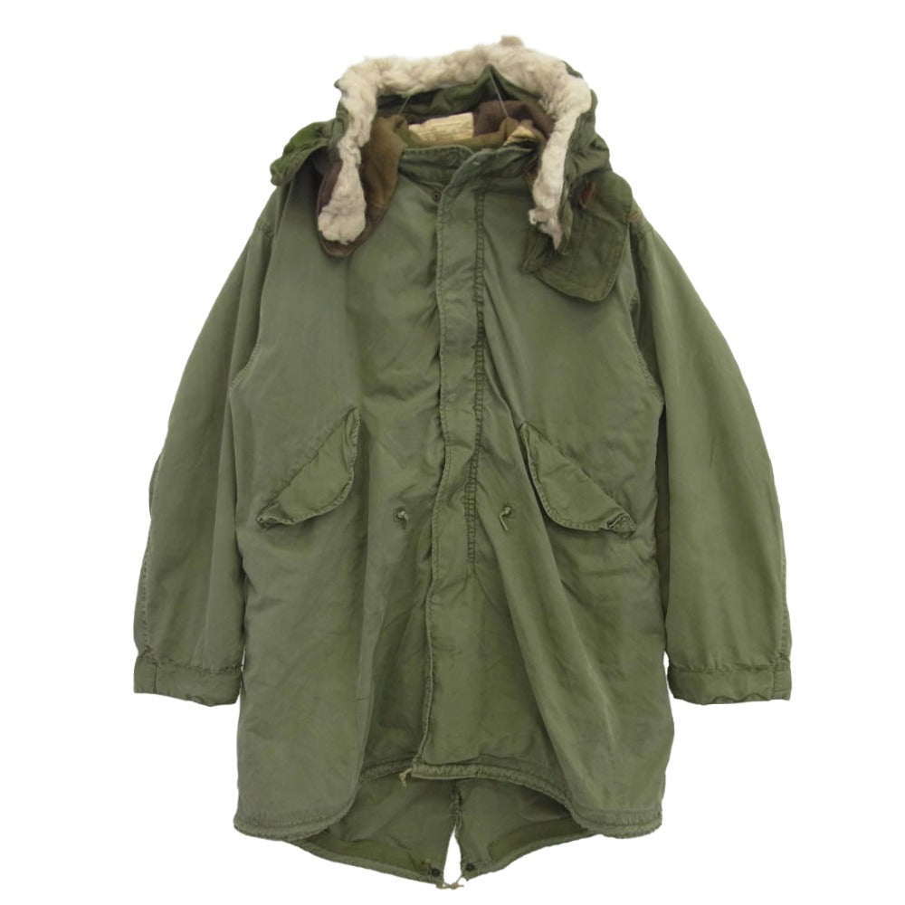 ユーエスアーミ Vintage ヴィンテージ M-65 FISHTAIL PARKA フィールドパーカー フィッシュテール ライナー付き カーキ系 S【中古】