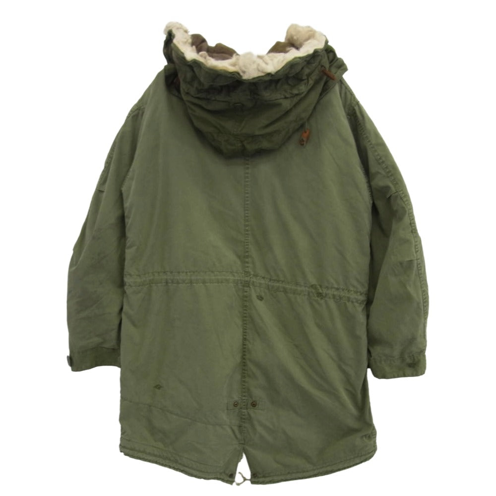 ユーエスアーミ Vintage ヴィンテージ M-65 FISHTAIL PARKA フィールドパーカー フィッシュテール ライナー付き カーキ系 S【中古】