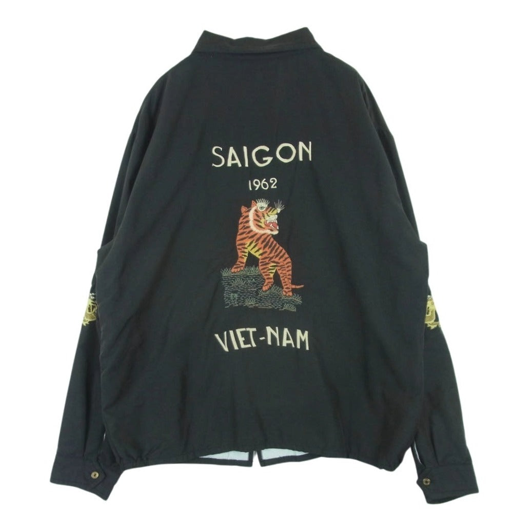 TAILOR TOYO テイラー東洋 TT15276 Early 1960s Style Cotton Rayon Vietnam Jacket VIET-NAM TIGER AGING MODEL ベトジャン ジャケット グレー系 XL【中古】