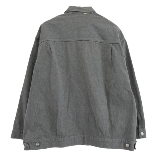 GRAPHPAPER グラフペーパー 23SS GU231-30114B Colorfast Denim Jacket カラーファスト デニムジャケット グレー系 1【美品】【中古】