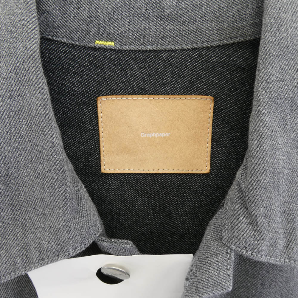 GRAPHPAPER グラフペーパー 23SS GU231-30114B Colorfast Denim Jacket カラーファスト デニムジャケット グレー系 1【美品】【中古】