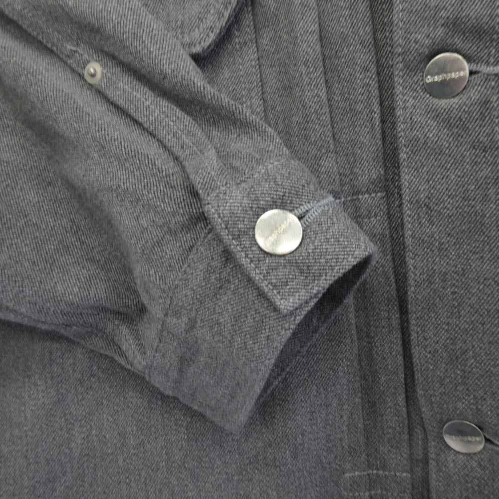 GRAPHPAPER グラフペーパー 23SS GU231-30114B Colorfast Denim Jacket カラーファスト デニムジャケット グレー系 1【美品】【中古】