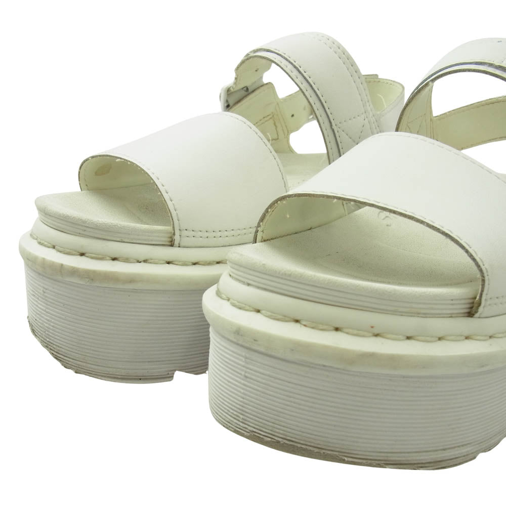 Dr.Martens ドクターマーチン AW006 VOSS QUAD SH 02 X シャークソール 厚底 レザー サンダル ホワイト系 UK3【中古】