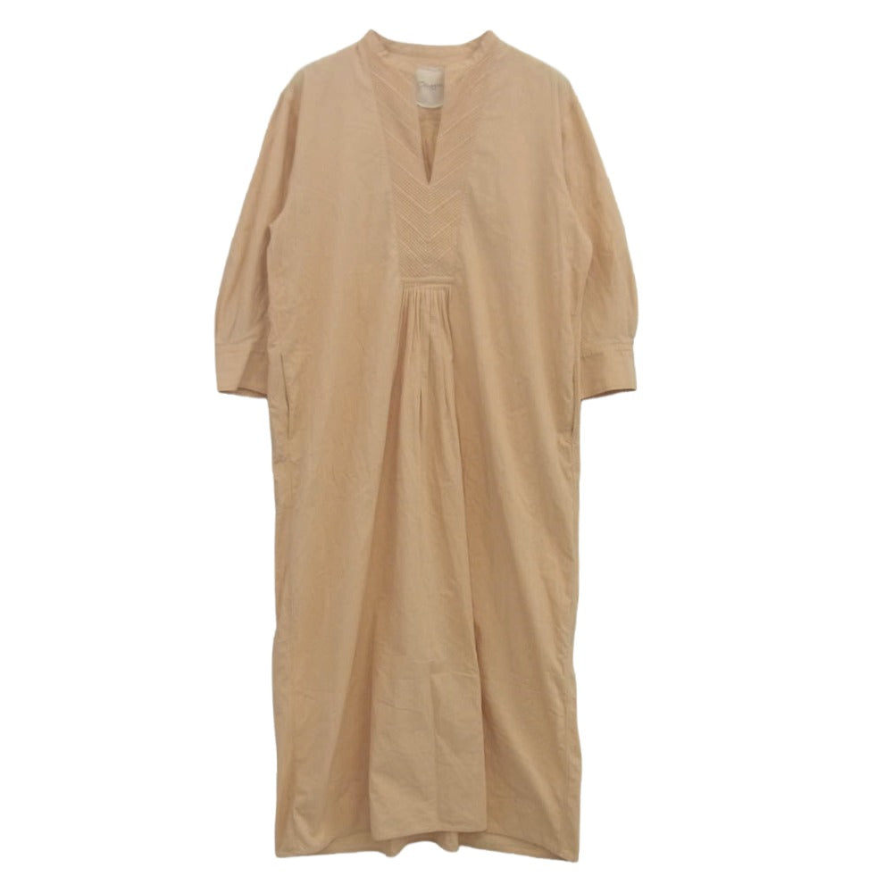 フィータ 8926-699-0044 Trinity Dress ブザムシャツ ドレス ワンピース サーモンピンク系【中古】