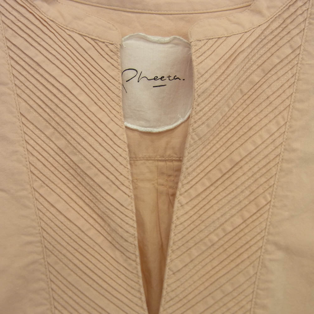 フィータ 8926-699-0044 Trinity Dress ブザムシャツ ドレス ワンピース サーモンピンク系【中古】