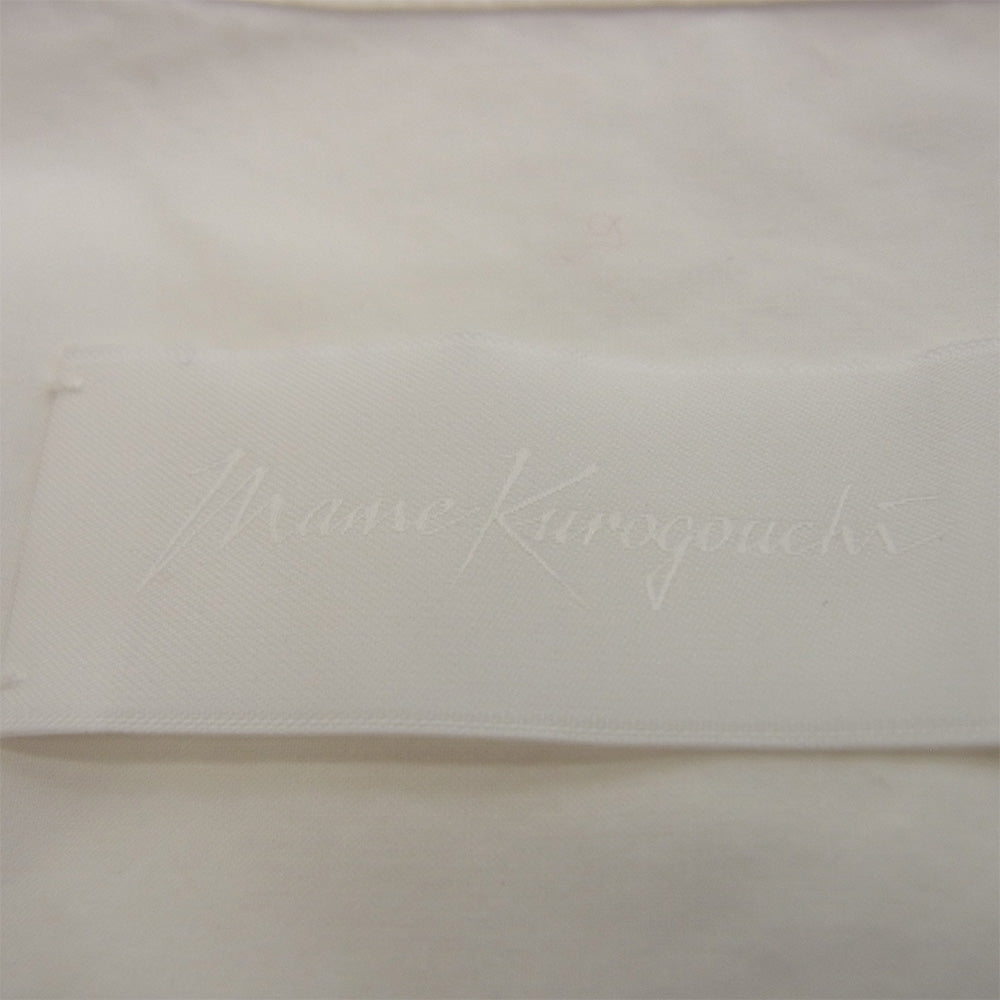 マメクロゴウチ MM23PF-SH711 Nidom Cotton Oversized Shirt ニドム コットン オーバーサイズ 長袖 シャツ ホワイト系 2【中古】